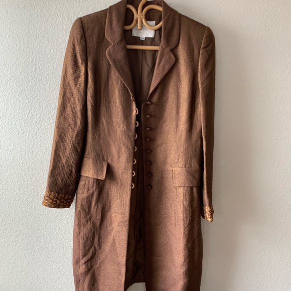 Vintage Oscar de la Renta embroidered jacket - Picture 2 of 8